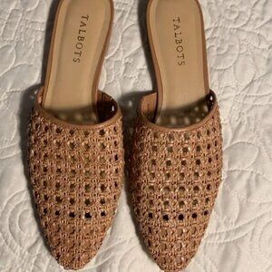 Woven mules